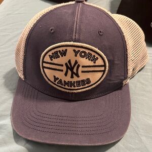 New York Yankees Purple and Tan Cap